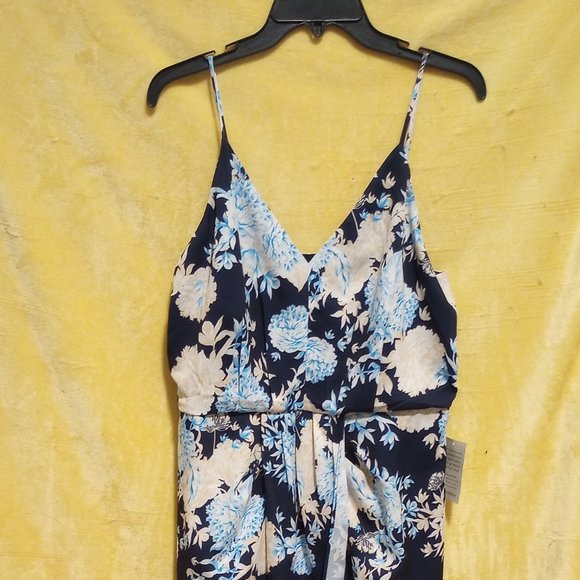 Chelsea28 Dresses Nordstrom Rack Blue Floral Dress Size L Poshmark